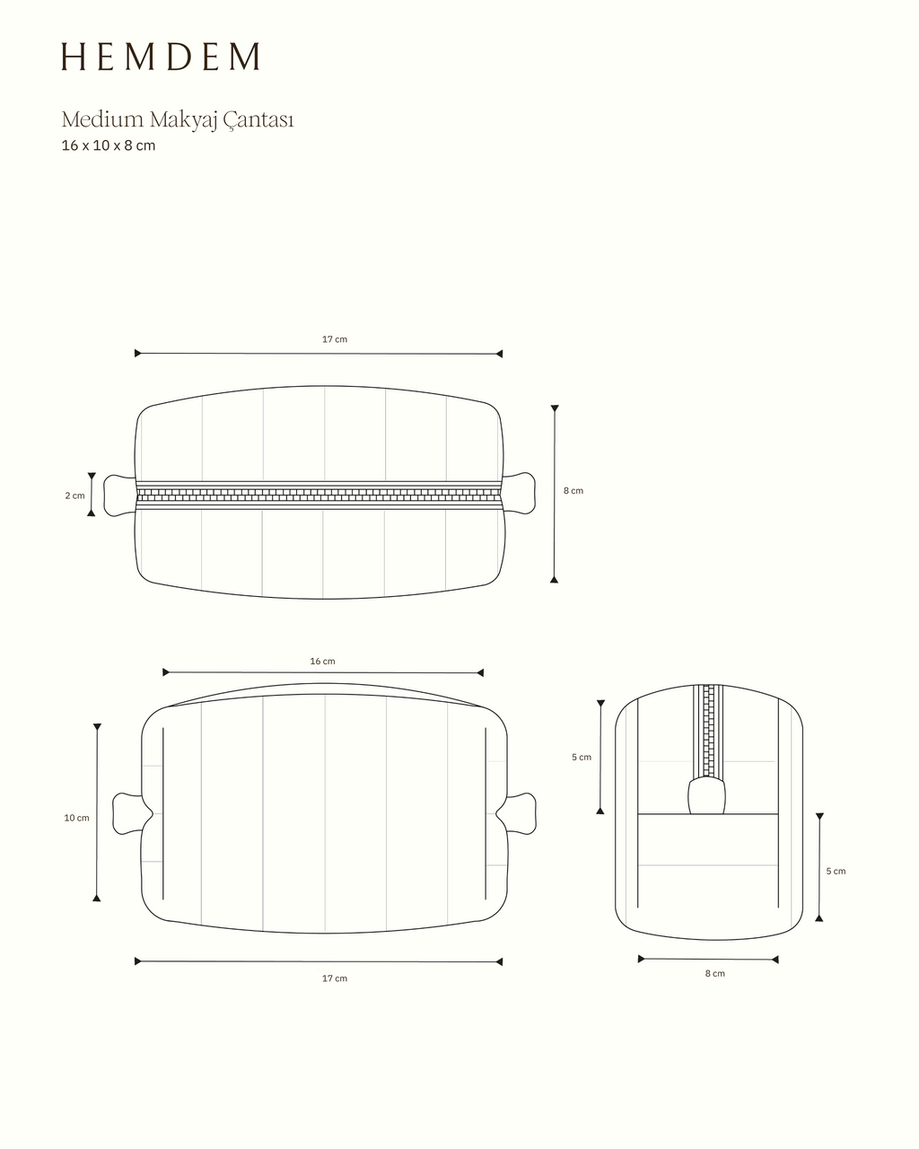 Ritüel – Medium Makyaj Çantası