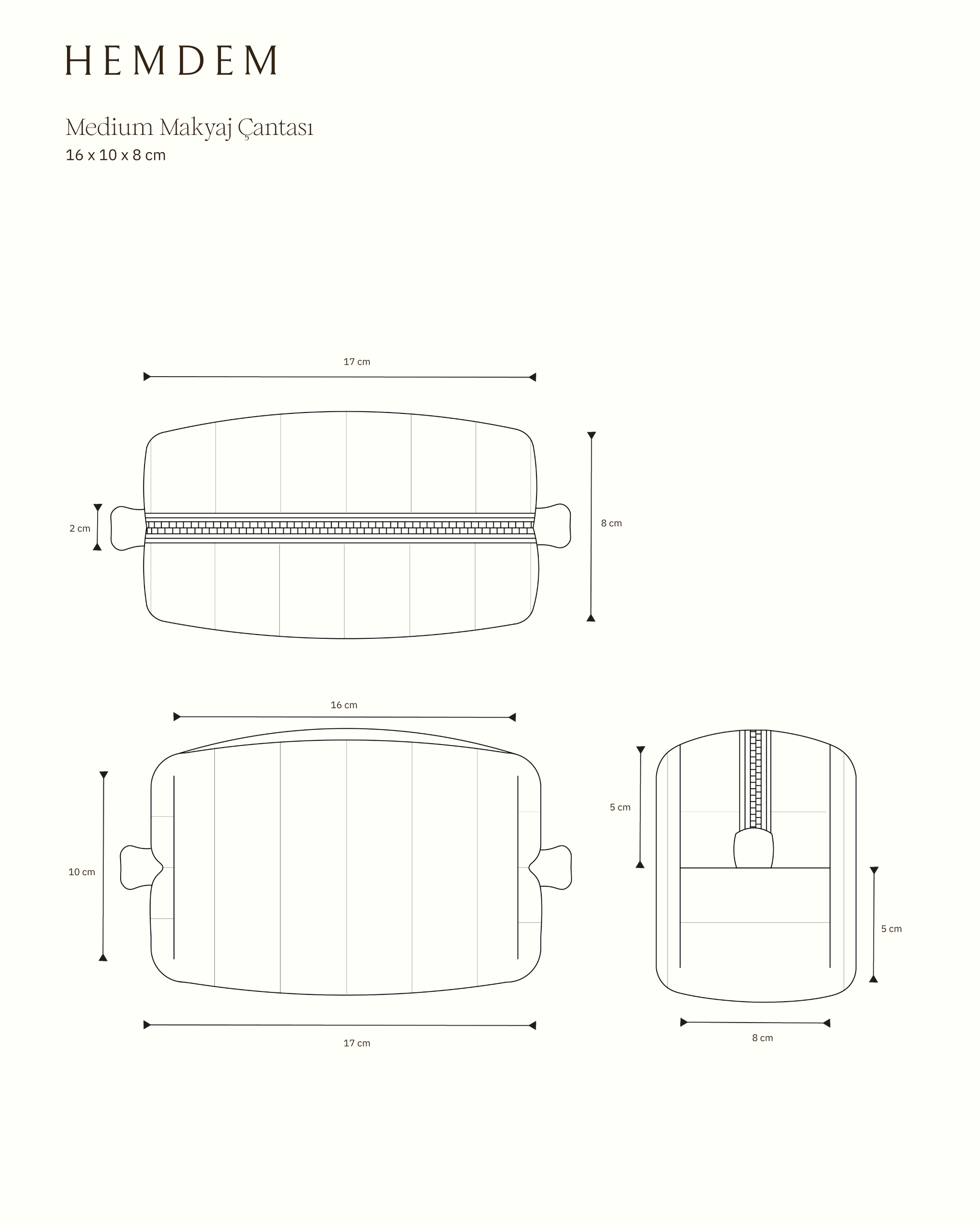 Ritüel – Medium Makyaj Çantası